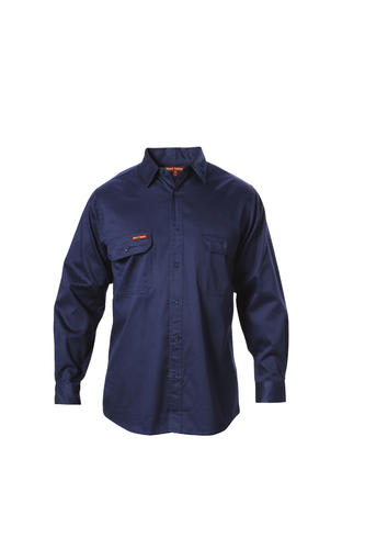 Hard Yakka, Long Sleeve Shirt - Navy - L