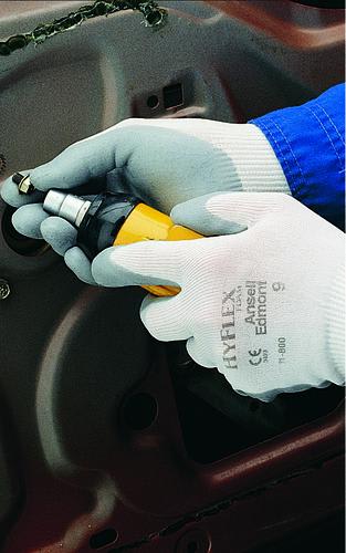 Ansell Hyflex 11-800 White Gloves 6-11 (Pair) - Standard - 06