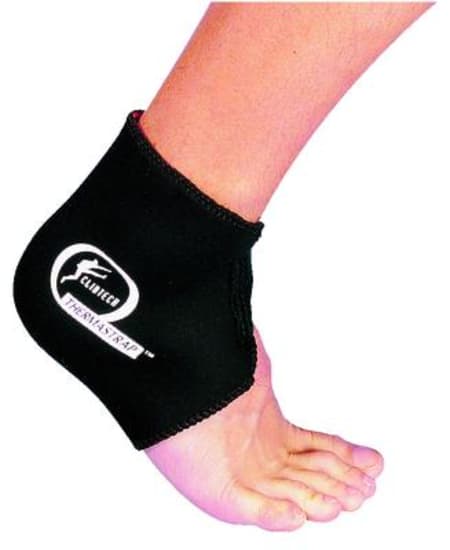 Durable ankle support designed for stability and recovery, featuring adjustable straps for a customized fit.