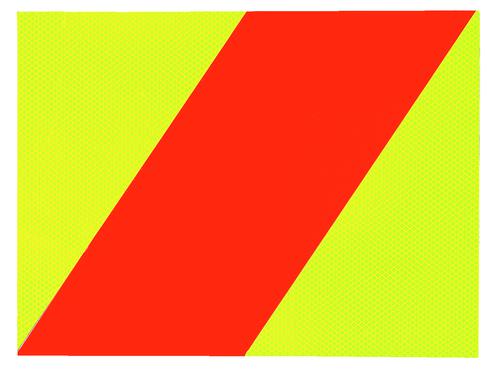 Transport Sign | Reflective Hazard Panel, Left W400mm x H300mm