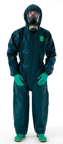AlphaTec 4000 Coverall with Sock Green S-3XL (Each) - Green - 2XL