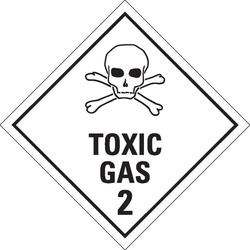 Toxic Gas 100 x 100mm (500 Roll) - Standard