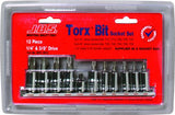 JBS 12 Piece Torx Socket Set 1/4" & 3/8" (Set)