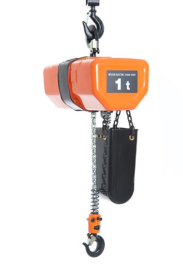 Hitachi Electric Chain Hoist 2Sh, 6M length, 2T capacity, designed for safe and efficient lifting in industrial applications.