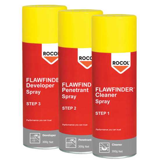 Rocol Flaw Finder Kit (3 Part) (Packet)