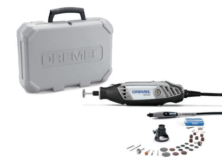 DREMEL Tool Kit 3000: versatile rotary tool with ergonomic design, variable speed, and EZ Twist for quick accessory changes.