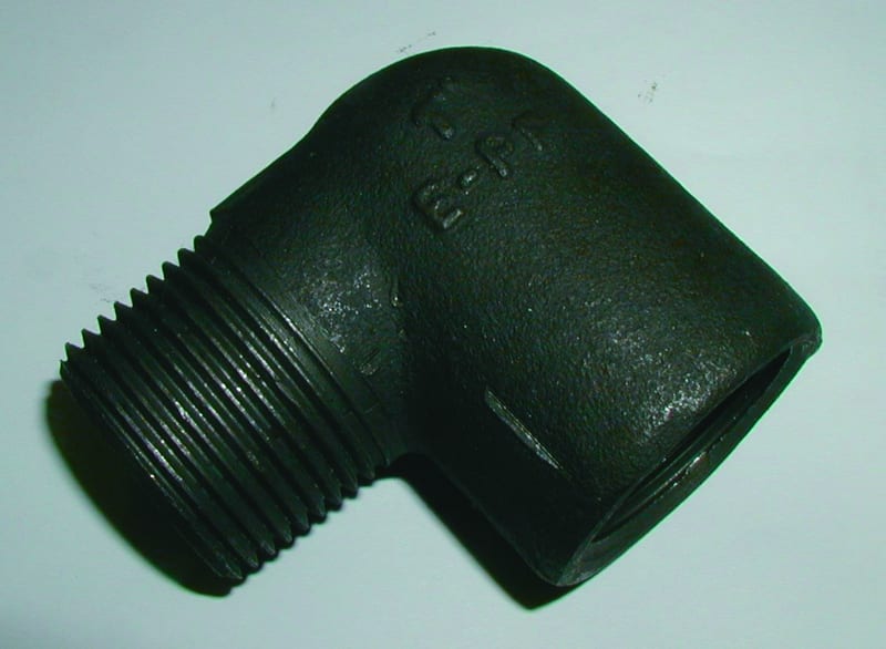 ELBOW M/F BLACK STEEL 25NB