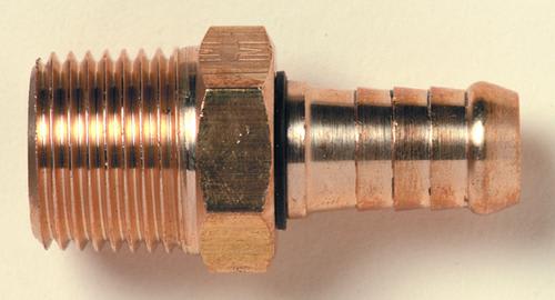 Hosetail swivel 19mm hosetail to 3/4" male BSPT (Each)