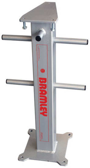 Bramley Tube Bender Stand TB-ST 065, a sturdy accessory for manual tube benders with storage pegs for organization.