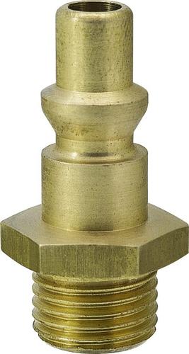 Ludecke brass adaptor to 3/8" male BSP thread (each)