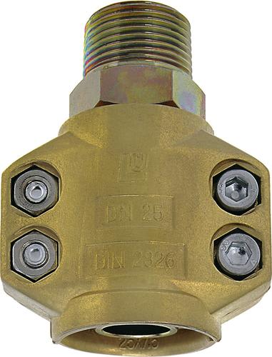 COUPLING & CLAMP STEAM 25MM MALE