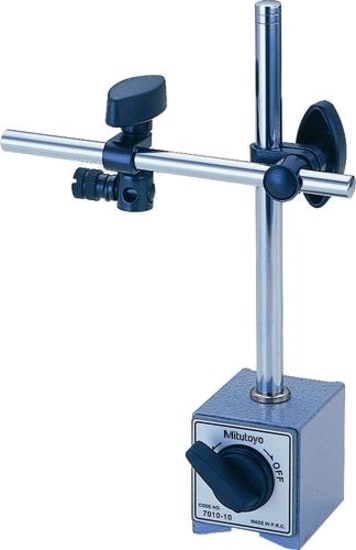 Magnetic Flexi Stand 7012-10 by Mitutoyo, showcasing flexible precision measurement with adjustable post and stable locking mechanism.