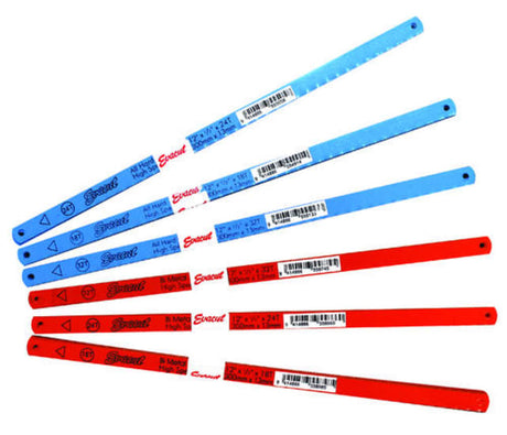 Hacksaw Blade HS 12X1/2X32T features 12-inch length and 32 teeth per inch, ideal for precision cutting in metalworking.