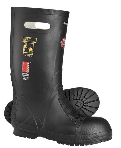 Skellerup Fire Fighter Extreme Safety Gumboots - Standard (Size: 05)