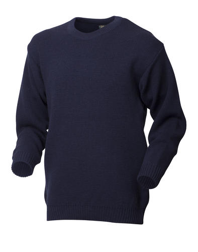 Timbo Soft-Touch Corporate Crew Neck Jersey - Navy (Size: XL)