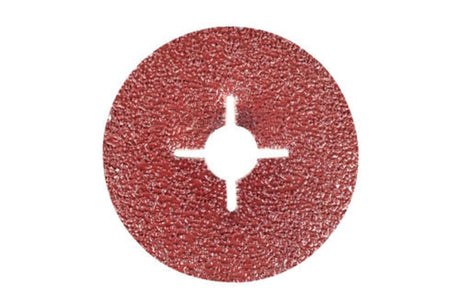 3M Cubitron II Fibre Disc 982C, 115mm x 22mm, 36+ grit, designed for efficient carbon steel grinding with long-lasting durability.