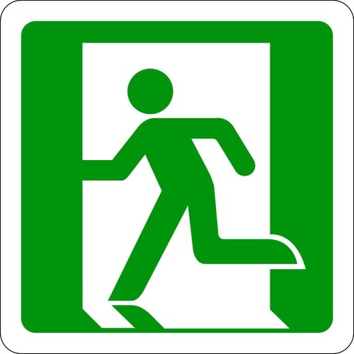 Running Man Left 170 x 170 - Standard