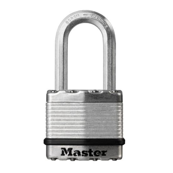 Master Lock Excell Brass Cover Steel Padlock-64 x 38mm (Each)