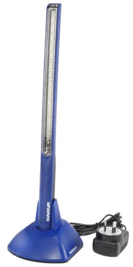 Rechargeable LED Inspect Lamp Slimline 71308, ultra-slim light for hard-to-reach areas with high-intensity SMD LEDs.