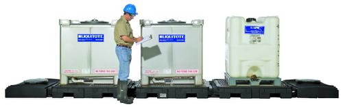 3 IBC Modular Spill Pallet System H6350 x W1590 x D320mm