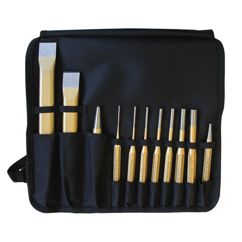 Rennsteig Chisel, Pin & Centre Punch Tool Set 11 piece (Set)