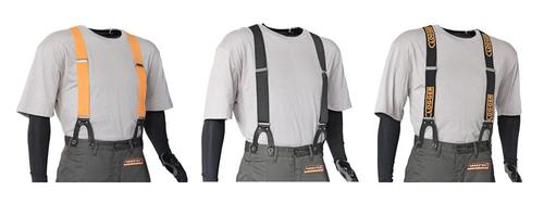 Clogger Button-on Braces - Black
