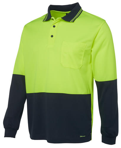 Day Polyester Micromesh Polo - Lime/Black - 4XL