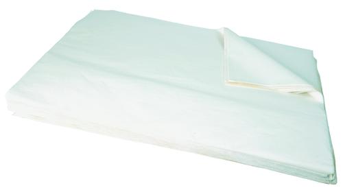 White acid free tissue paper, 17gsm, 430x700mm 1000sheets/ream (Ream)