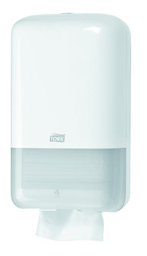 T3 Folded Toilet Paper Dispenser White - Tork