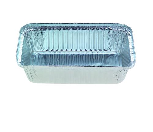 Large Oblong Takeaway Tray, Aluminium 7421 220 x 154 x 46mm 500/case