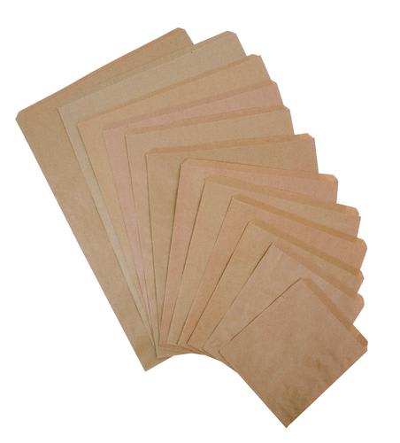 Detpak Brown Flat #11 Paper Bag 310x396mm Pack of 250 (Pack)