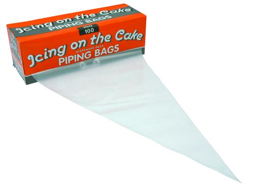 Piping Bag Dispenser Pack Clear 555mm 100 (Pack)