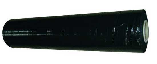 Harveys Hand Stretch Wrap Film Black 20mu - 500mm x 400m - Roll