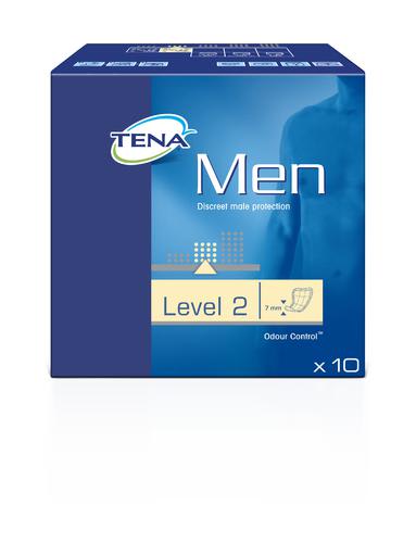 Tena For Men, Level 2, White Pack of 10