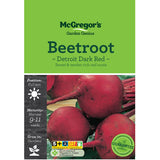 Mcgregors Vegetable Seeds Beetroot Detroit Dark Red