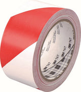 3M Hazard Warning Tape 767 Red/White Stripe 50mm x 33m (Roll)