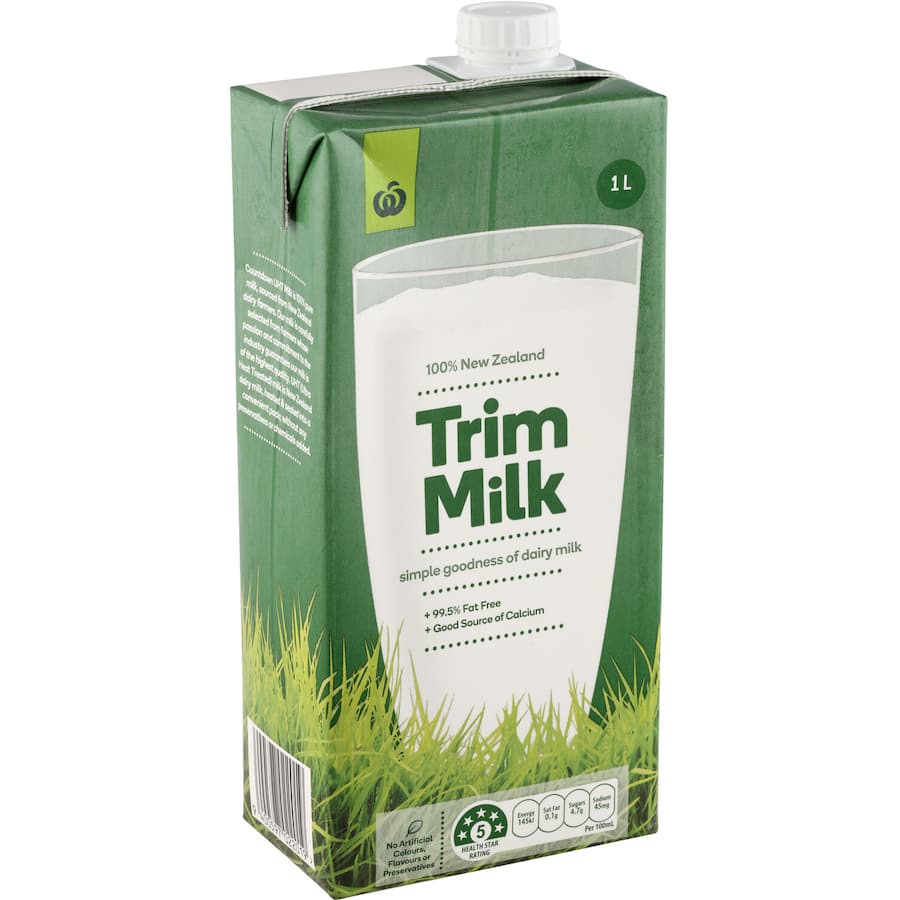 Woolworths Milk Trim Uht