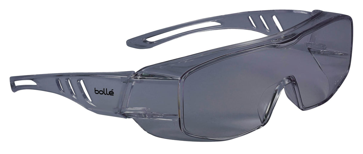 Bolle Overlight II OTG Safety Glasses, Smoke Lens