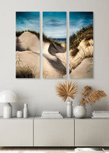 Canvas Triptych Print Sand Dunes