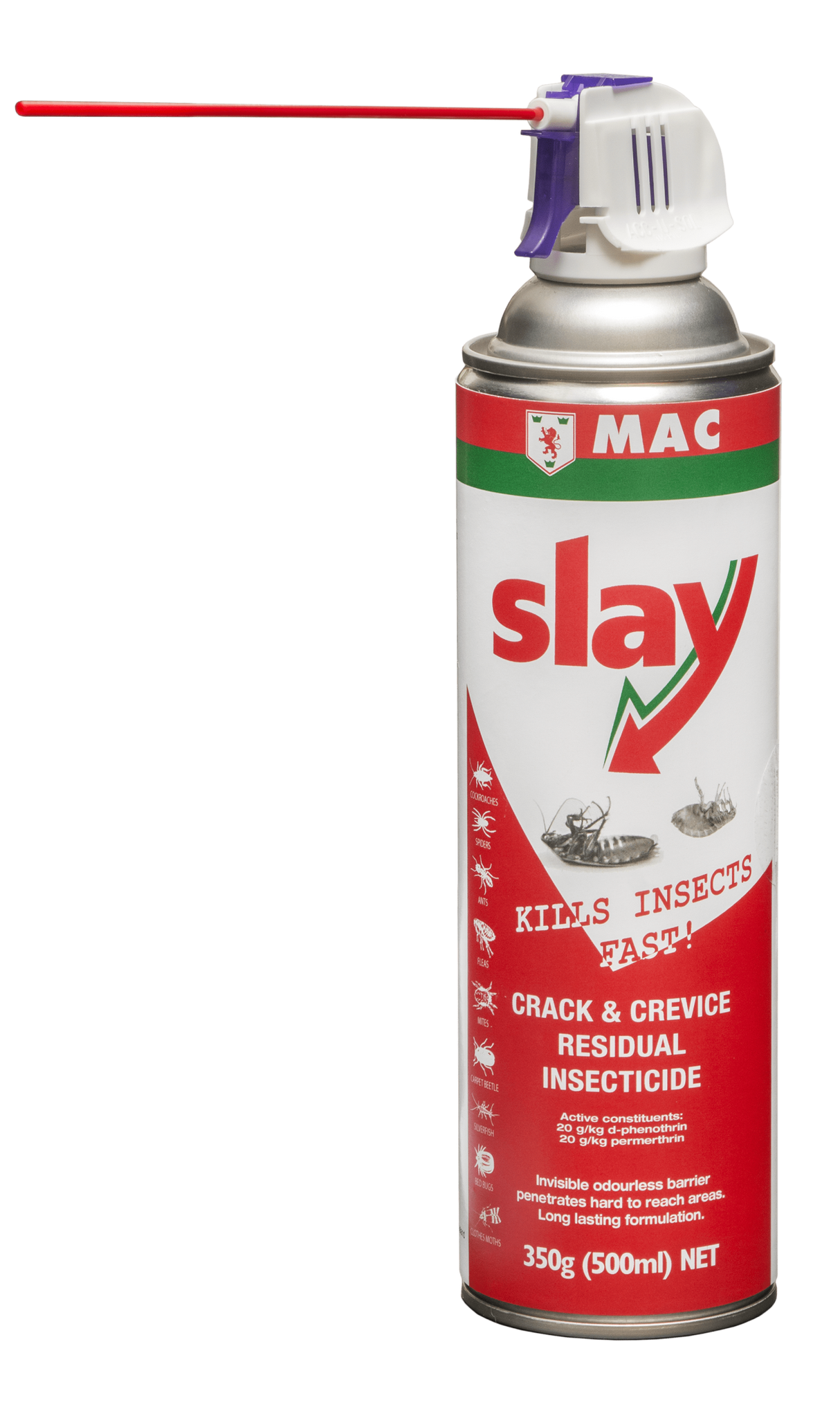 Slay Crack & Crevice Residual Insecticide 500ml - MAC