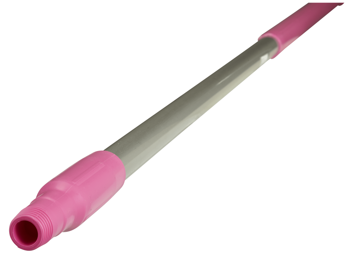 Vikan Aluminium Ergonomic Handle 1510mm (Each) - Pink