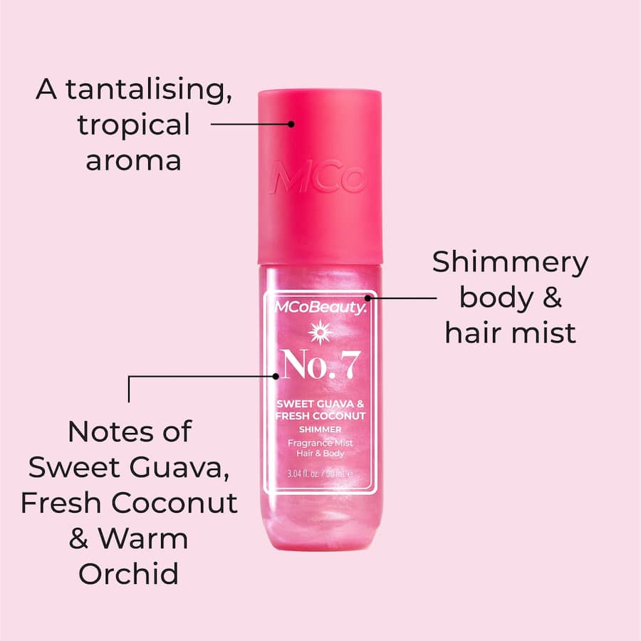 Mcobeauty Fragrance Mist No.7 Shimmer Guava & Fresh Coconut 90mL
