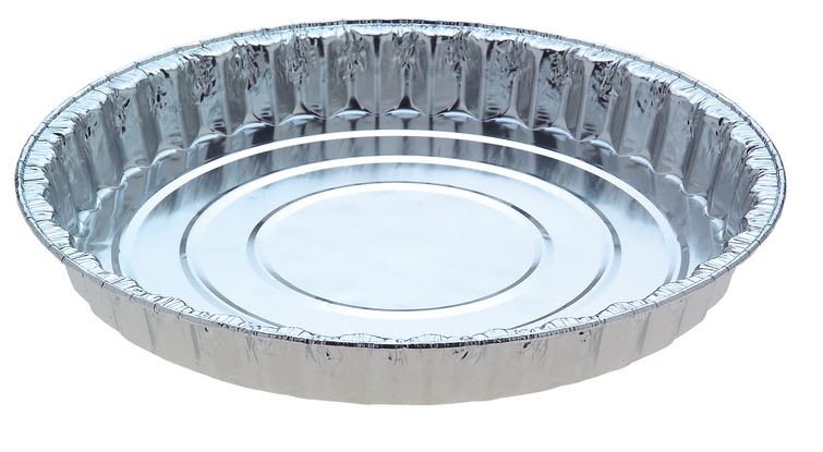 Foil Food Tray - Large Pie 215 x 26mm 500/case