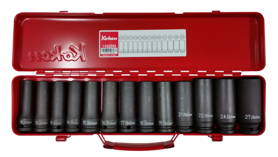 Koken Deep Impact 13 Piece Socket Set (Each)