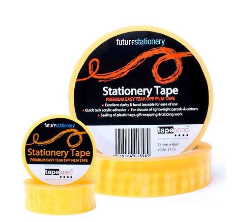 Tapespec Polypropylene Stationery Tape 18mm x 66m (Roll)