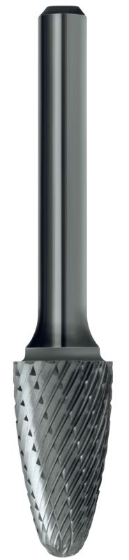 Double Cut - Tree Shape Radius End Carbide Burrs 1/4X5/8"