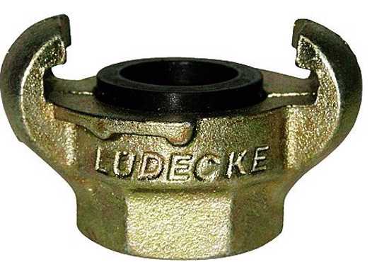 Ludecke Claw Coupling Type A 2 Lug Female 25mm-Each