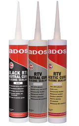 ADOS 8367 Neutral Cure RTV Silicone Black 310ml