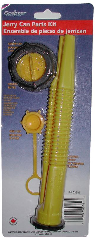 Fuel can 4pce spares kit