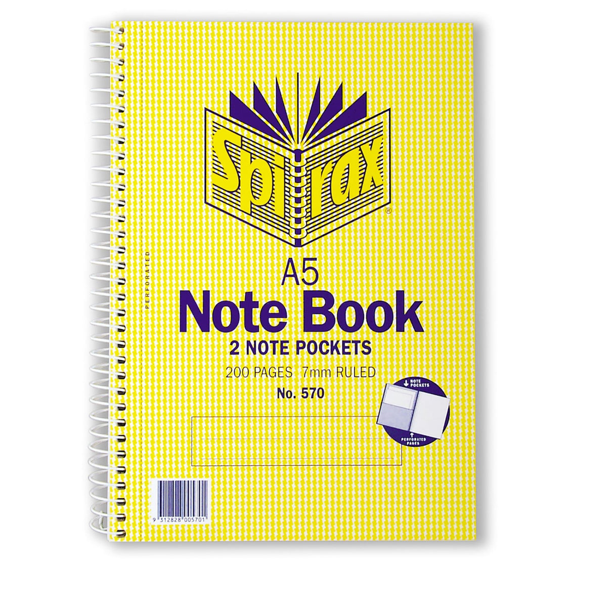 Spirax 570 A5 NoteBook 200 pages (Each)
